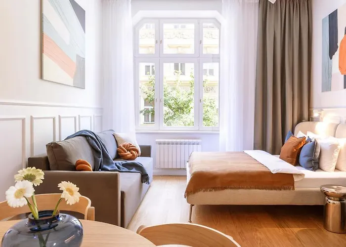 Turnkey I Vinohrady Modern Апартаменты *